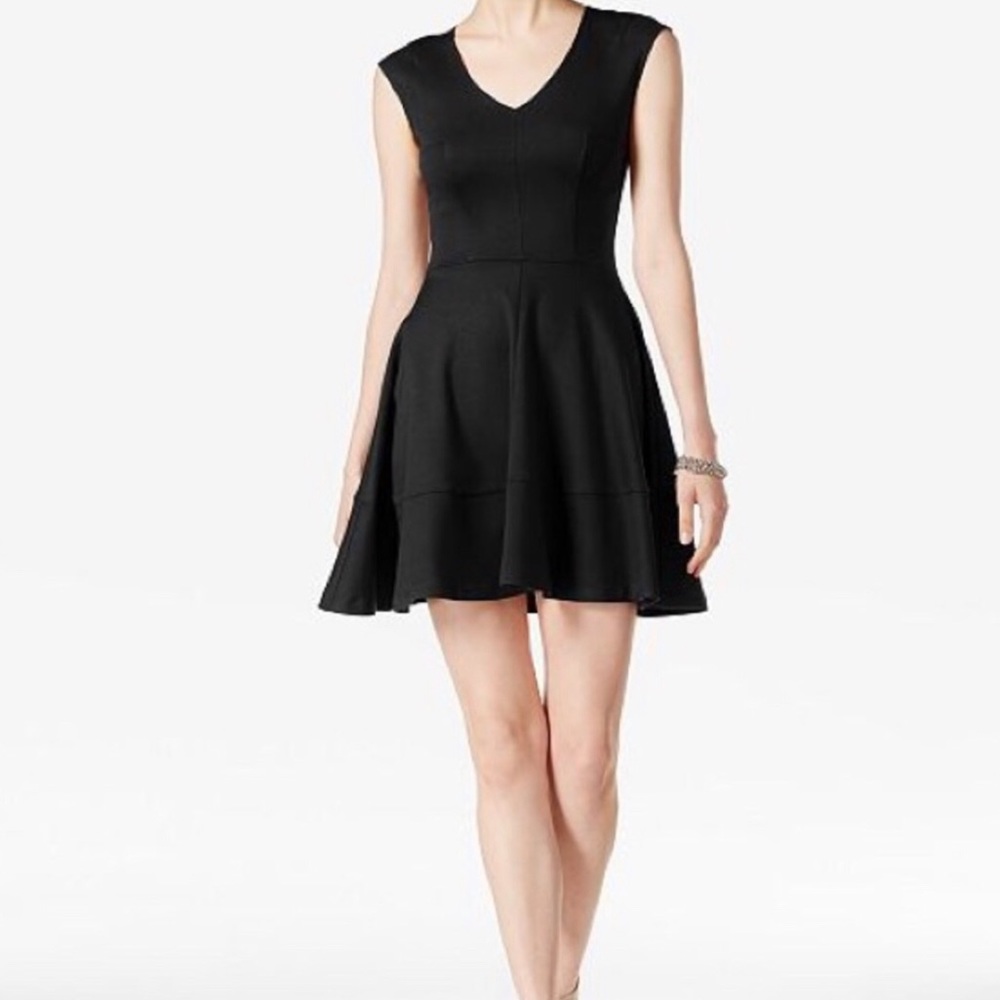 Bar III Fit and Flare Little Black Dress